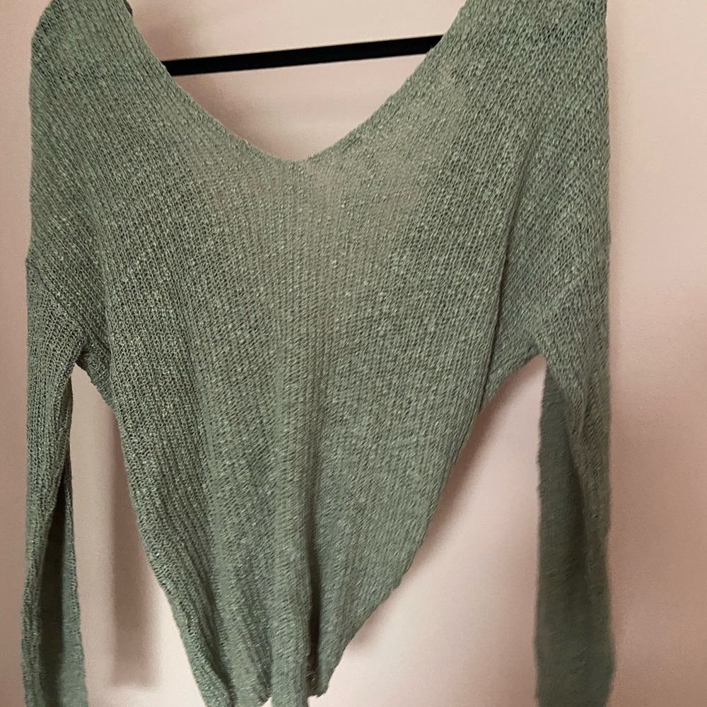 Green sweatera
